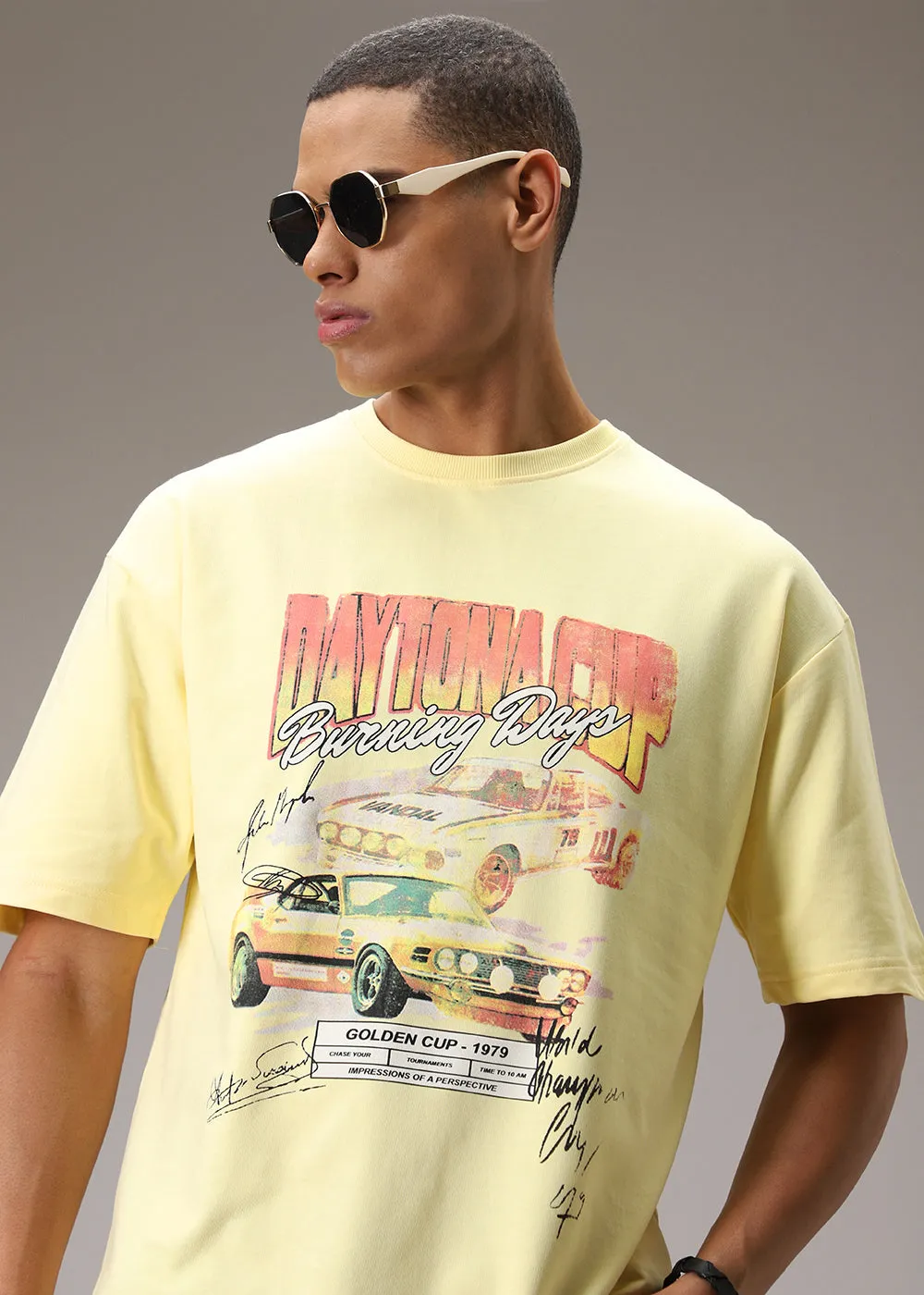 Oversized Amber Yellow T-Shirt