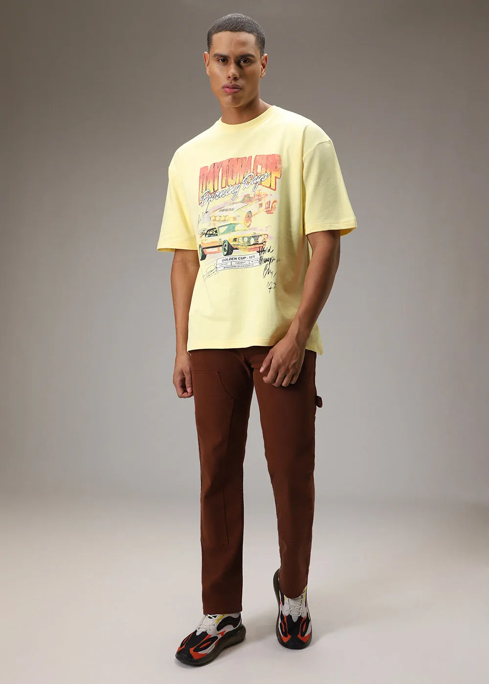 Oversized Amber Yellow T-Shirt