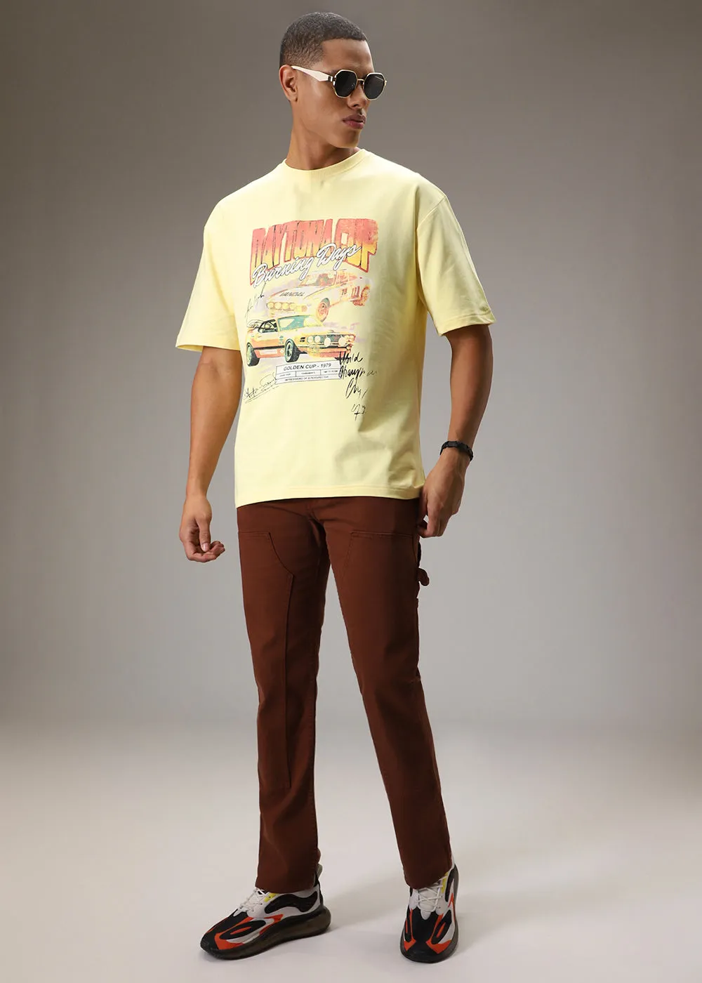 Oversized Amber Yellow T-Shirt