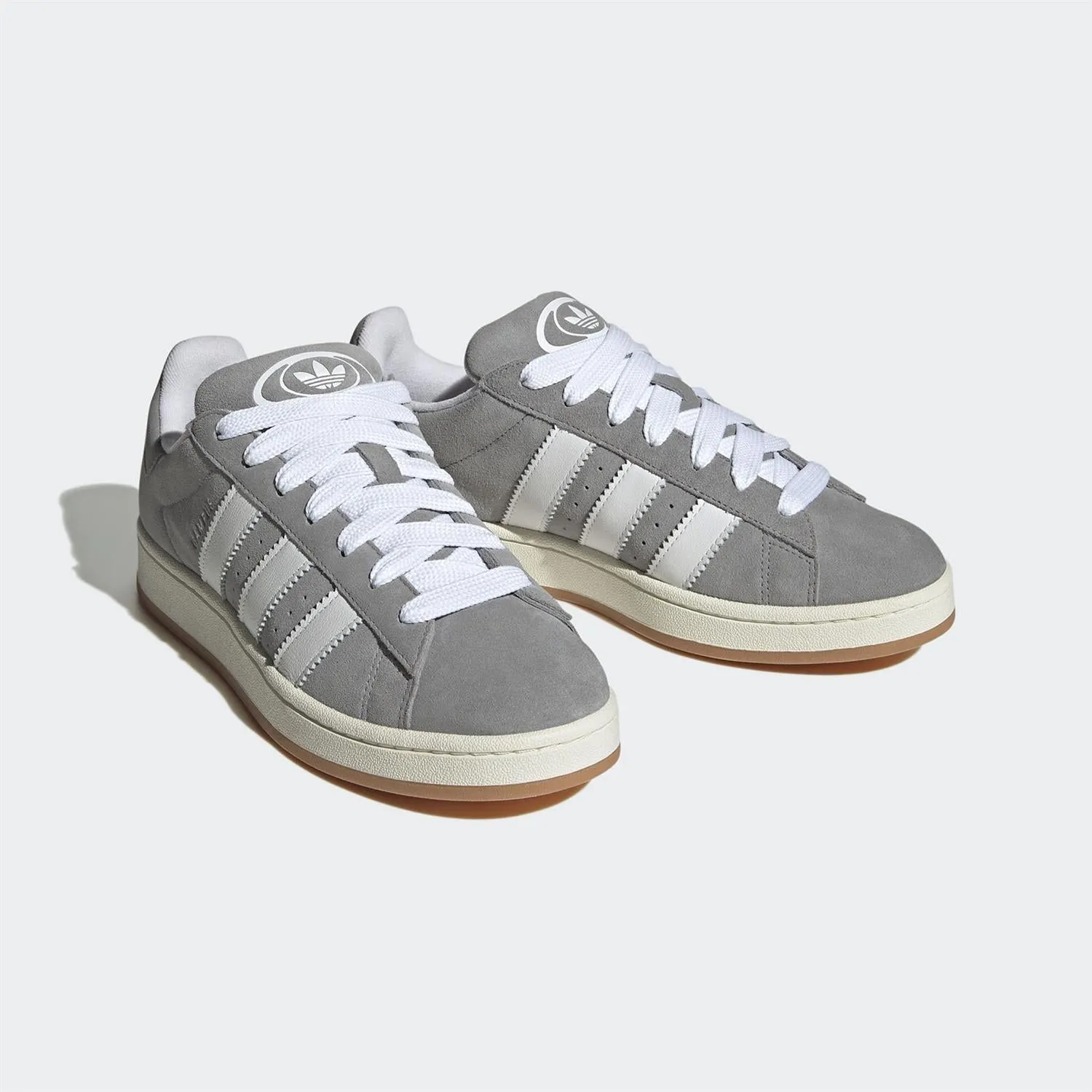 Grey Three, Cloud White, Off White Campus Sneakers for 2000s Style