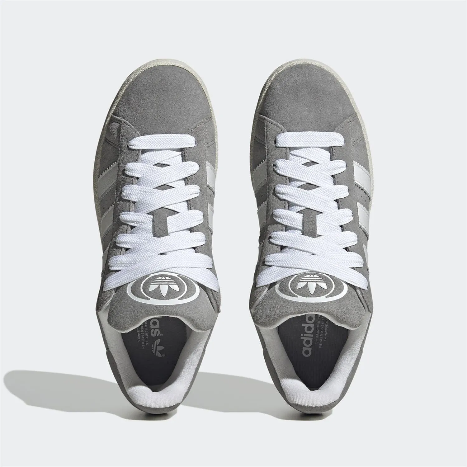 Grey Three, Cloud White, Off White Campus Sneakers for 2000s Style