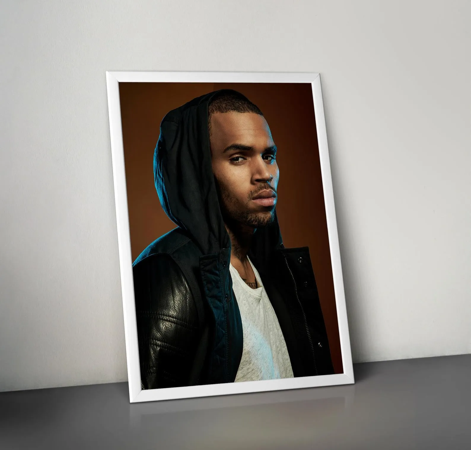 Chris Brown Poster, Chris Brown Canvas, Home Decor, Wall Art, Music Poster, Custom Poster, Canvas Poster, Rolled Canvas, Home Decoration