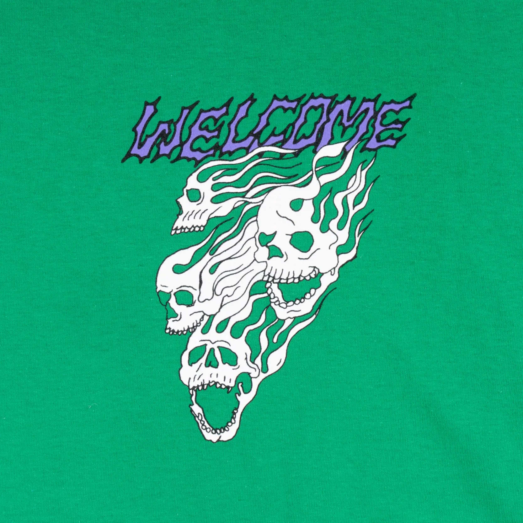 Flames Tee - Green