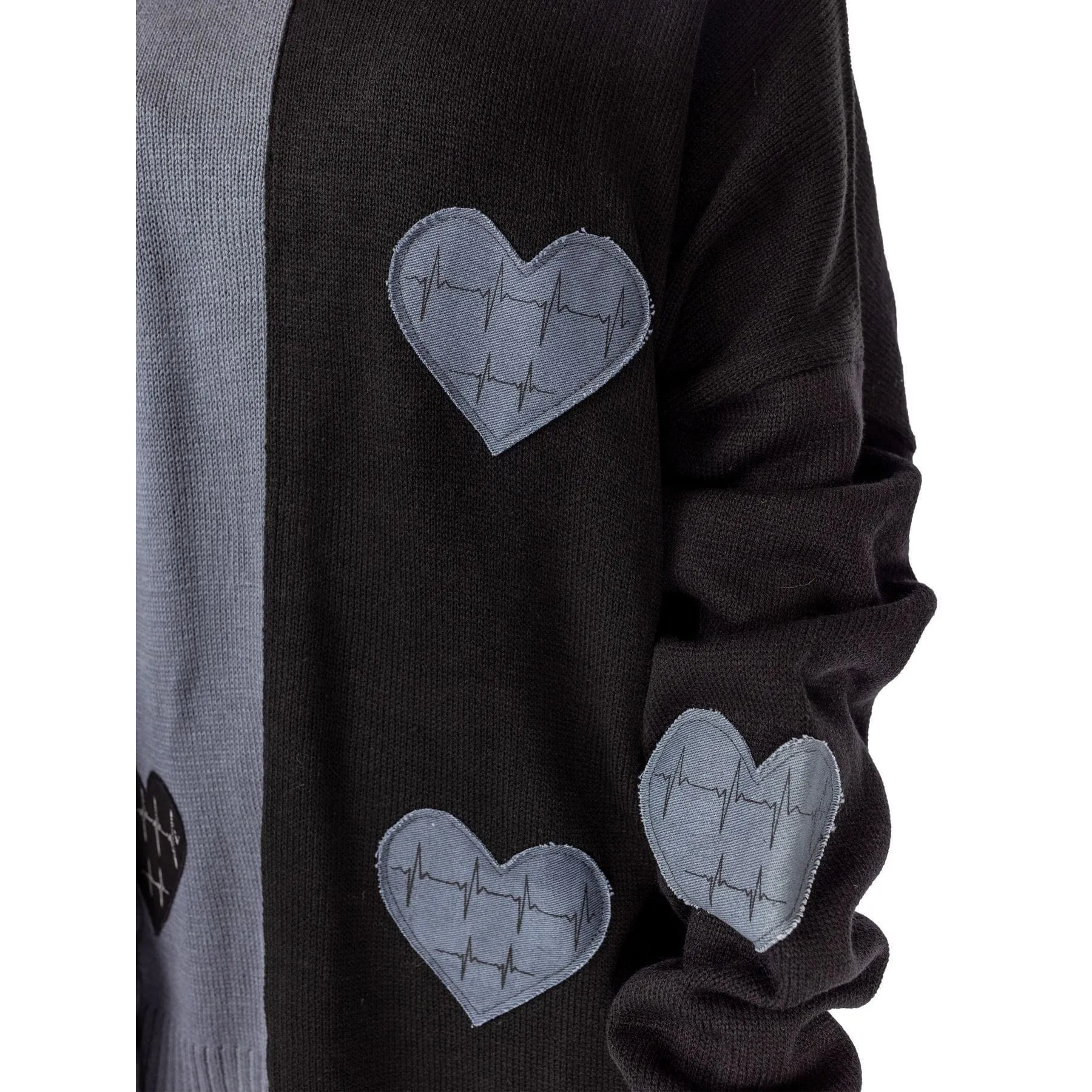 LEXIA JUMPER - BLACK/GREY