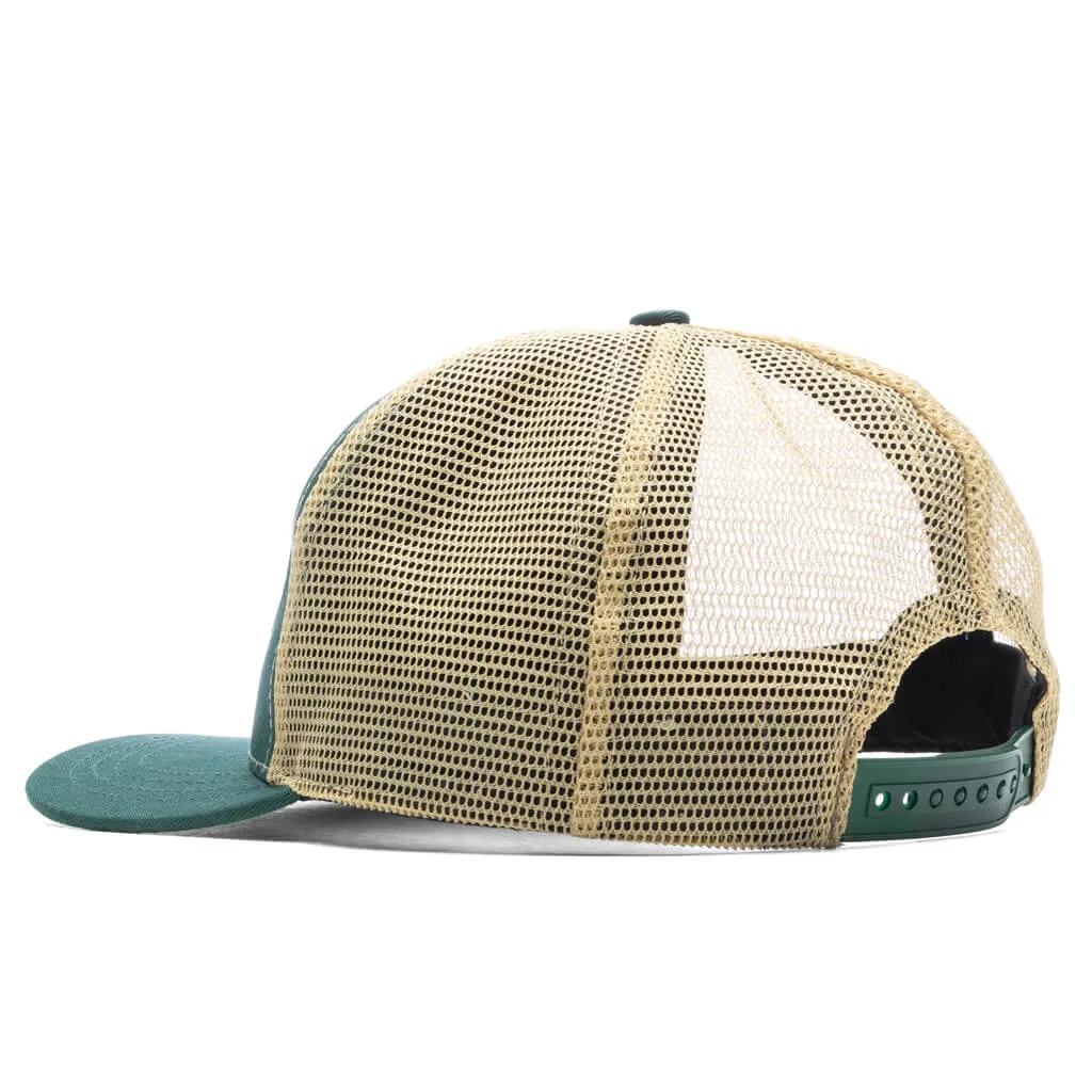 Green and White Moonlight Trucker Cap