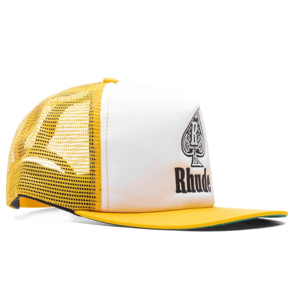 Spade Trucker - Yellow/White