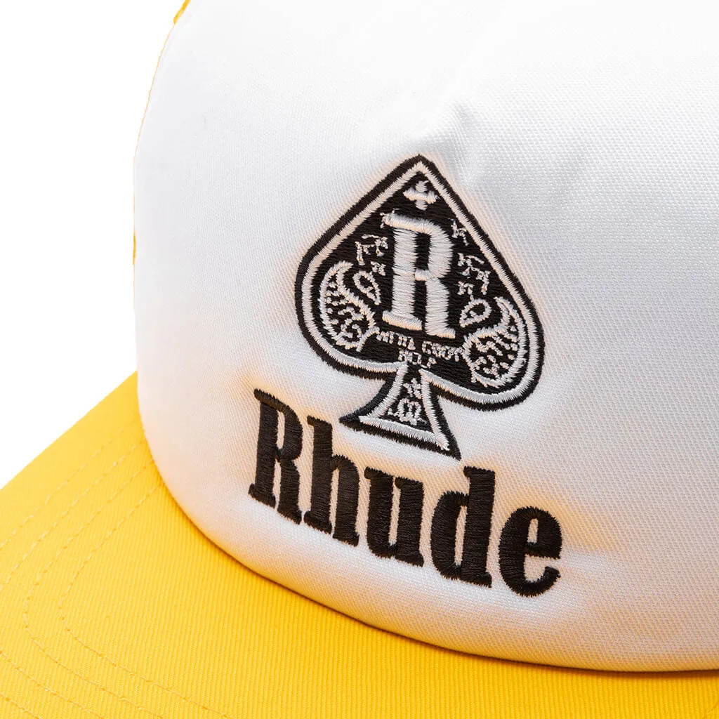 Spade Trucker - Yellow/White
